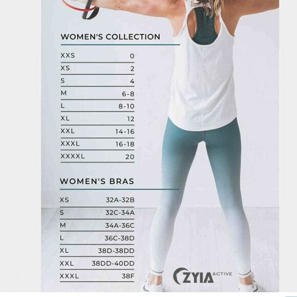 Zyia Active High Rise Crop‎ Leggings 14-16 XXL Purple Plum - Picture 7 of 7